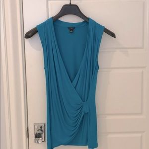 Ann Taylor faux wrap top